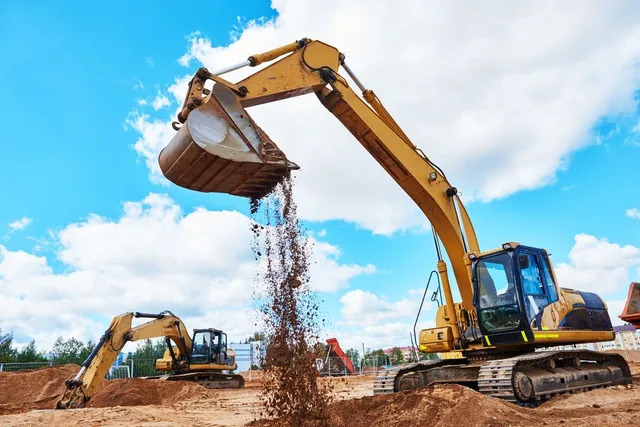 Commercial excavation site preparation by Dykman Construction