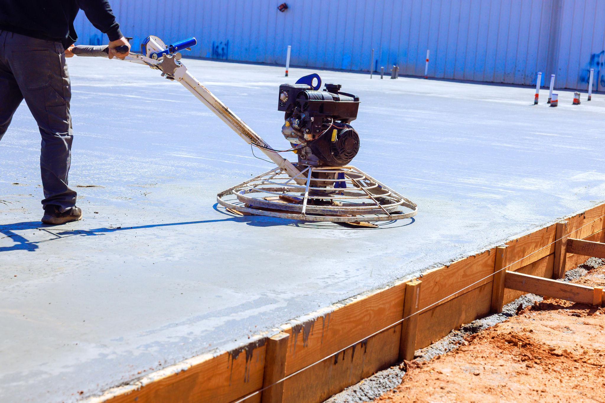 Concrete project process by Dykman Construction