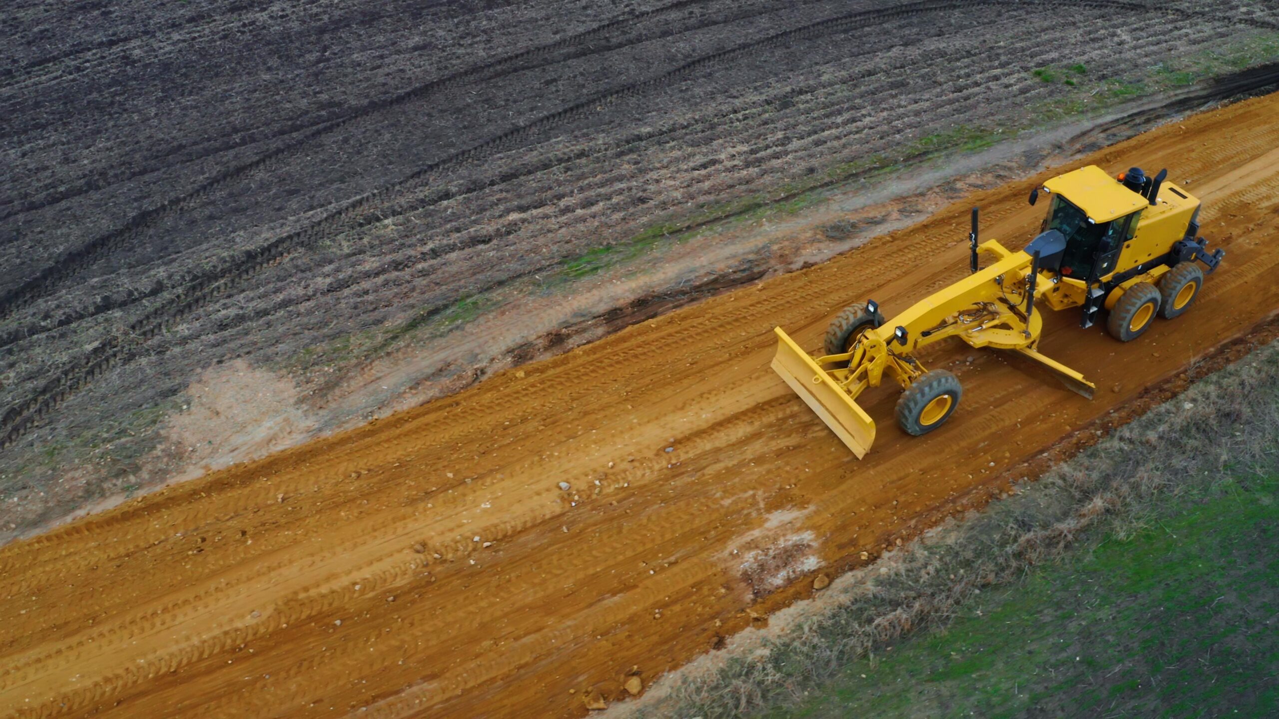 Excavation grading process by Dykman Construction
