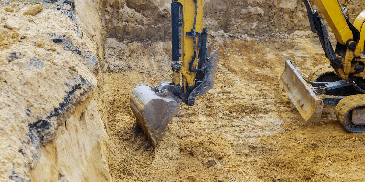 Precision excavation and grading by Dykman Construction