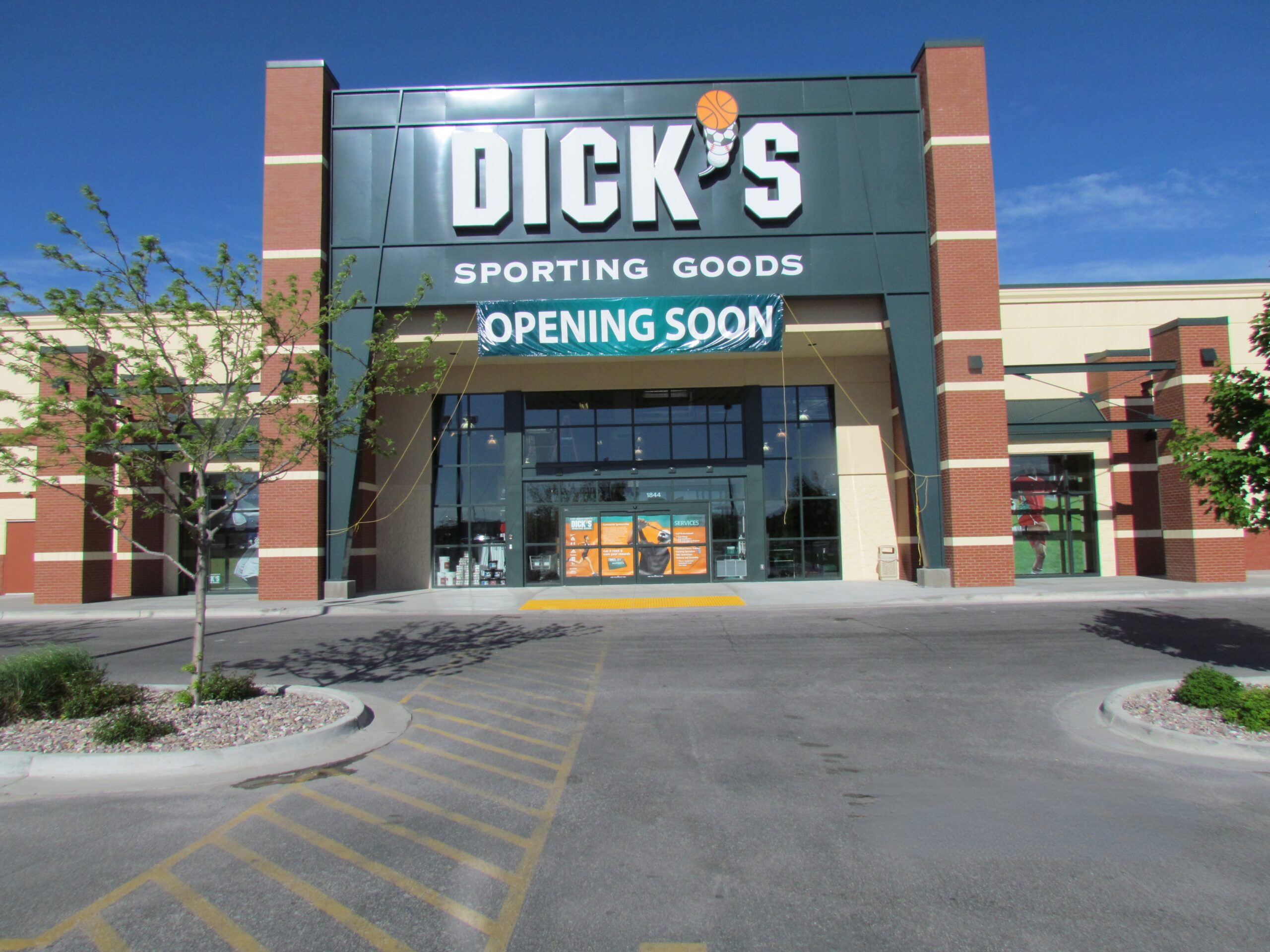 Commercial retail construction project with concrete foundation and structural coordination